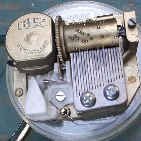 Music Box Replacement Switzerland Mapsa Swiss Musical Movement SONG Edelwiess - Picture 16 of 16